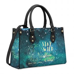 Customizable - Stay Wild Moon Child - Luxury Handbag